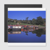 Peak Forest Canal Derbyshire England Magnetkarte (Vorne/Hinten)