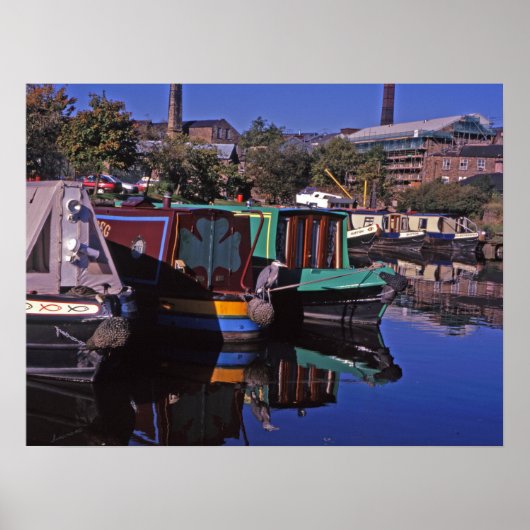 Peak Forest Canal Derbyshire England Poster (Vorne)
