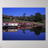 Peak Forest Canal Derbyshire England Poster (Vorne)