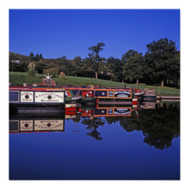 Peak Forest Canal Derbyshire England Poster