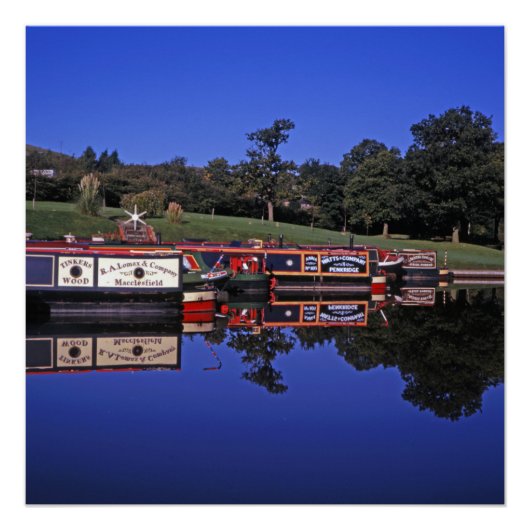 Peak Forest Canal Derbyshire England Poster (Vorderseite)