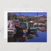 Peak Forest Canal Derbyshire England Postkarte (Vorne/Hinten)