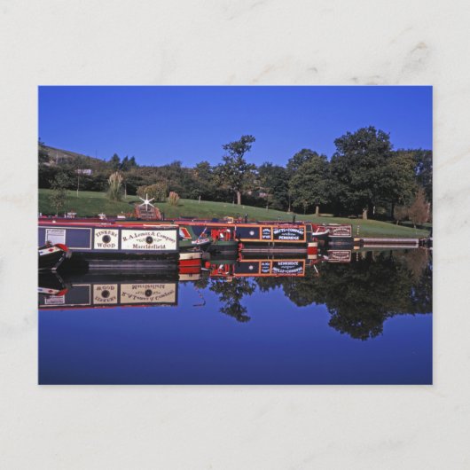 Peak Forest Canal Derbyshire England Postkarte (Vorderseite)