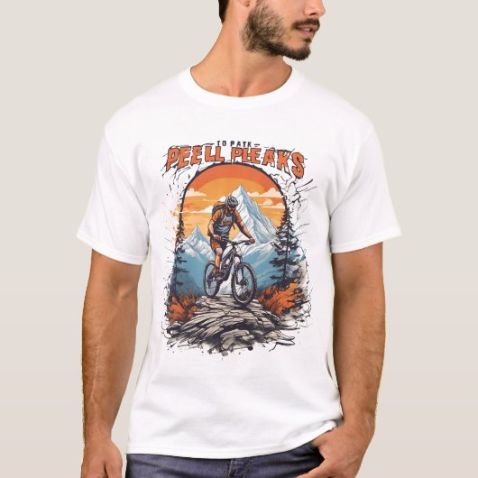 Peak Pedal Power-Mountain Rider T-Shirt (Vorderseite)