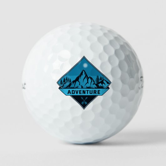 Peak Performance Adventure Golf Balls Golfball (Vorderseite)