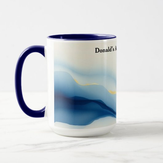 Peak Performance Flow State Custom Coffee Tasse (Links)