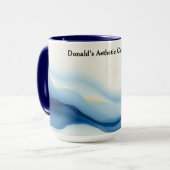 Peak Performance Flow State Custom Coffee Tasse (Vorderseite Links)