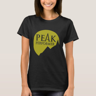Peak Performer Damen Logo grün auf T - Shirt der A