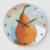 Peak Still Life Große Wanduhr (Vorderseite)