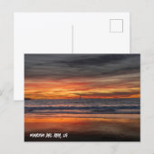 Peak Sunset - Marina Del Rey, CA Postkarte (Vorne/Hinten)