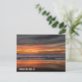 Peak Sunset - Marina Del Rey, CA Postkarte (Stehend Vorderseite)