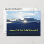 Peak-Telescope in Death Valley Postkarte (Vorne/Hinten)