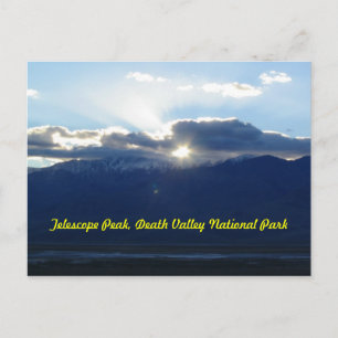 Peak-Telescope in Death Valley Postkarte
