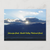 Peak-Telescope in Death Valley Postkarte (Vorderseite)