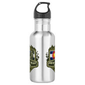 Peak to Peak Scenic Byway Motorcycle 01 Edelstahlflasche (Vorderseite)