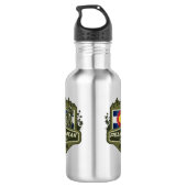 Peak to Peak Scenic Byway Motorcycle 01 Edelstahlflasche (Rückseite)