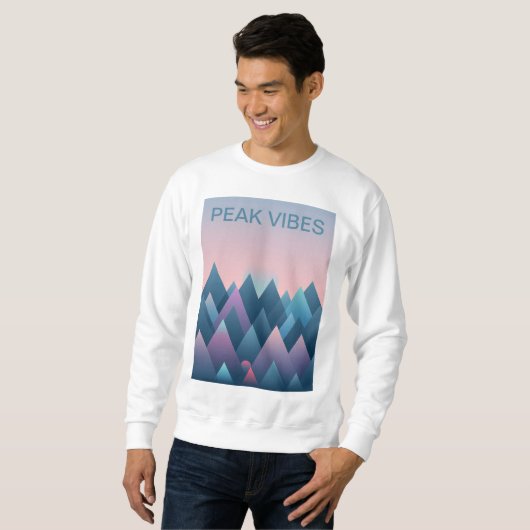 Peak Vibes: Mountain Adventure Sweatshirt (Vorne ganz)