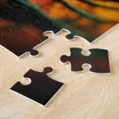 Peakcock Feather up nah und Personal Puzzle (Seite)