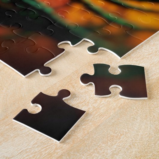 Peakcock Feather up nah und Personal Puzzle (Seite)