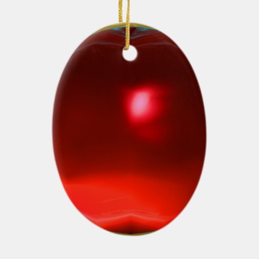 PEAKCOCKS IN LIEBE /RED RUBY GEMSTONE,Blautürkis Keramikornament (Hinten)