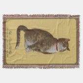 Peake, Chessies alter Mann Tomcat Tabbykatze Decke (Vorderseite)