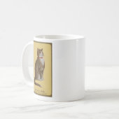 Peake, Chessies alter Mann Tomcat Tabbykatze Kaffeetasse (Vorderseite Links)