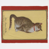 Peake, Chessie's Old Man Tomcat Tabbykatze Fleecedecke (Vorderseite (Horizontal))
