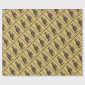 Peake, Chessie's Old Man Tomcat Tabbykatze Geschenkpapier (Flach)