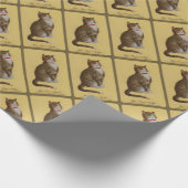 Peake, Chessie's Old Man Tomcat Tabbykatze Geschenkpapier (Ecke)