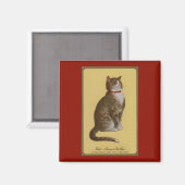 Peake, Chessie's Old Man Tomcat Tabbykatze Magnet (Vorderseite/Rückseite)