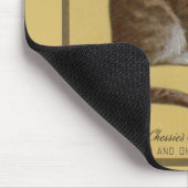 Peake, Chessie's Old Man Tomcat Tabbykatze Mousepad (Ecke)