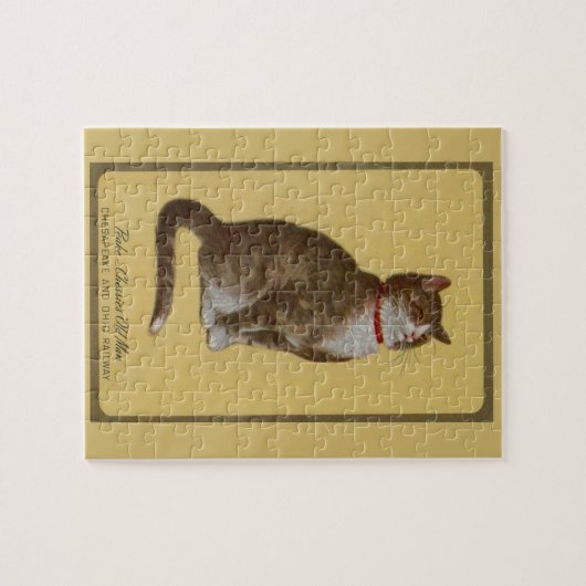 Peake, Chessie's Old Man Tomcat Tabbykatze Puzzle (Horizontal)