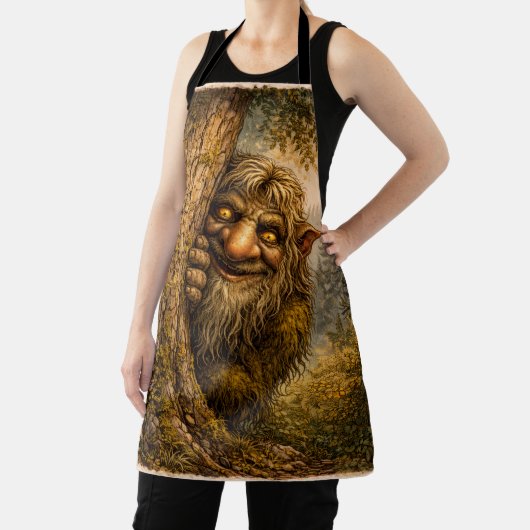 Peaking Norwegian Troll, Apron Schürze (InSitu)