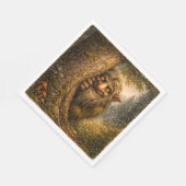 Peaking Norwegian Troll, Napkins Serviette (Ecke)