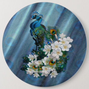 Peakocks & Smaragdgrüne Metallic Button