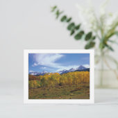 "Peaks-In-View" Postkarte (Stehend Vorderseite)