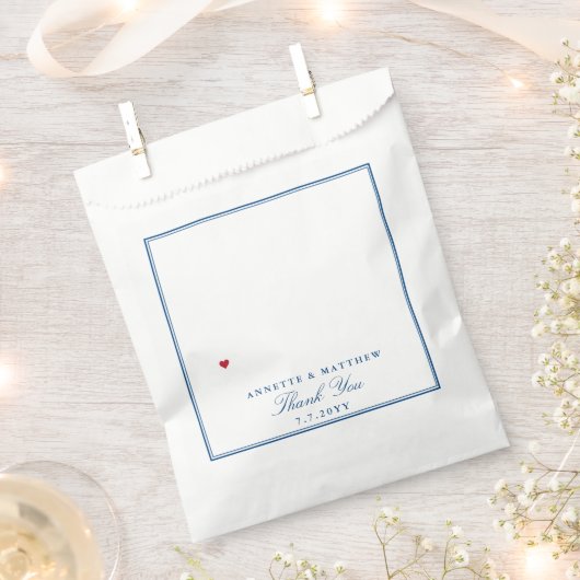 Peaks Island Maine Casco Bay Elegantes Hochzeitspa Geschenktütchen (Ausgeschnitten)