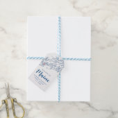 Peaks Island Maine Elegante Moderne Gastgeschenk H Geschenkanhänger (Mit Garn)