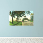 Peaks Island View of Pumpkin Knob Leinwanddruck (Insitu (Holzboden))