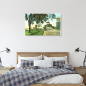 Peaks Island View of Pumpkin Knob Leinwanddruck (Insitu (Schlafzimmer))