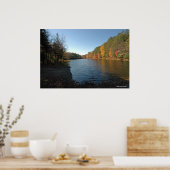 Peaks Lake in the Poconos print 018 Poster (Küche)