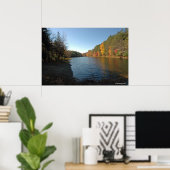 Peaks Lake in the Poconos print 018 Poster (Heimbüro)