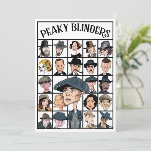 Peaky Blinders Dankeskarte (Stehend Vorderseite)