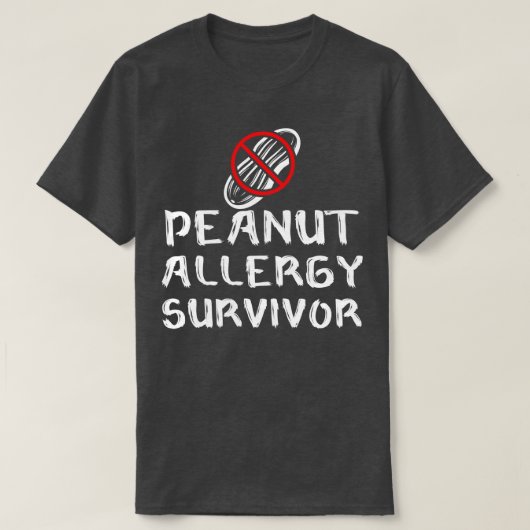 Peanut Allergie Survivor 2 T-Shirt (Design vorne)
