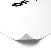 Peanut Allergisches Poster (Ecke)