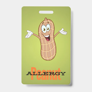 Peanut Allergy-Abzeichen Ausweis