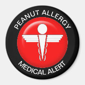 Peanut Allergy Magnet (Vorne)