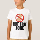 Peanut Allergy Nut Free Kid T-Shirt (Vorderseite)