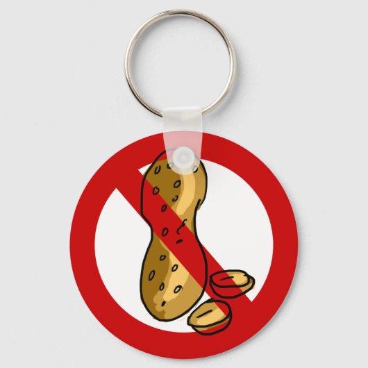 Peanut allergy schlüsselanhänger (Vorderseite)