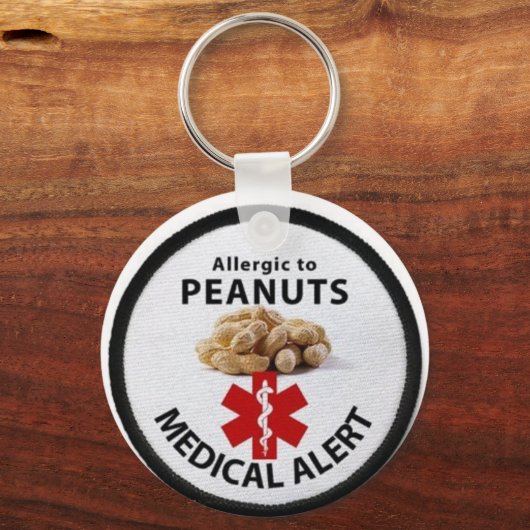 Peanut Allergy Schlüsselanhänger (Vorderseite)